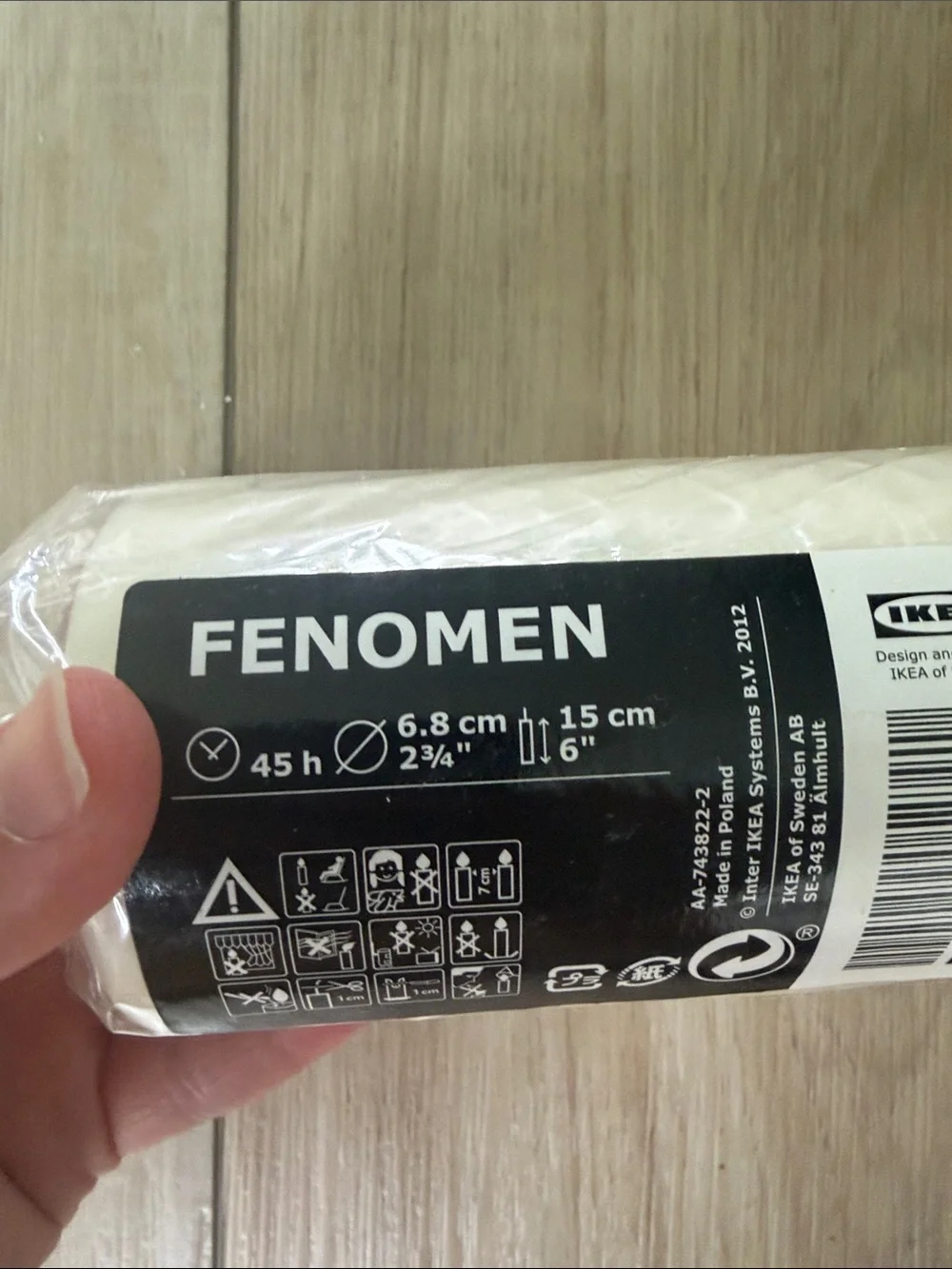 New Fenomen Candle Pillars - Cream